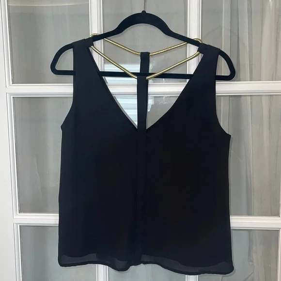 BCBGMAXAZRIA Daisy Camisole – Nero – Taglia M/L – Nuovo Senza Etichette - Foto 2
